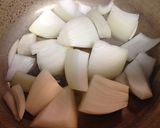 じゃがいも、ベーコン、玉ねぎの炒め煮作り方3写真