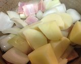じゃがいも、ベーコン、玉ねぎの炒め煮作り方5写真