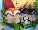 バイキンマン♡ドキンちゃん キャラ弁作り方1写真