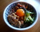 納豆キムチ丼♪作り方3写真