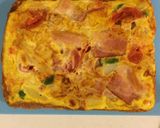 残り野菜とベーコンのオープンオムレツ作り方6写真