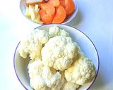 ✿風味豊か～カリフラワー金平入味噌汁✿作り方1写真