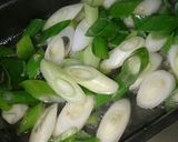 ネギとお肉の黒胡椒炒め作り方1写真