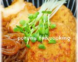 ✿鶏ハンバーグの甘辛すき焼き風煮込み✿作り方9写真