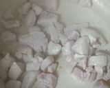 とりむね肉とじゃがいもの味噌汁作り方4写真