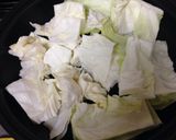 キャベツとホッケの塩レモン蒸し(≧∇≦)作り方2写真