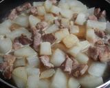 大根消費！フライパンで豚と大根の煮物♡作り方5写真