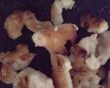 千切り大根ととりむね肉の皮とキムチコラボ作り方1写真