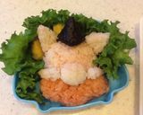 妖怪ウォッチ☆キュン太郎❤️のキャラ弁♪作り方8写真