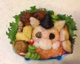 妖怪ウォッチ☆キュン太郎❤️のキャラ弁♪作り方9写真