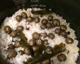 むかごの炊き込みご飯作り方3写真