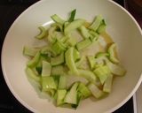 青梗菜とひき肉のとろとろ煮込みあんかけ作り方3写真