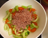 青梗菜とひき肉のとろとろ煮込みあんかけ作り方5写真