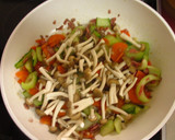 青梗菜とひき肉のとろとろ煮込みあんかけ作り方6写真