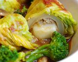 餅入り♪レンジでロールキャベツ作り方10写真