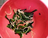ほうれん草とカニカマの柚子胡椒おひたし作り方4写真