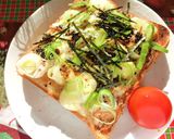 ごま香る❀ねぎ味噌おかかトースト作り方8写真