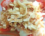 トマト×玉葱のおかか醤油トースト作り方5写真
