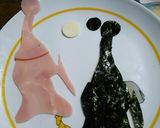 キャラ弁☆アニメ【寄生獣】のミギー作り方4写真