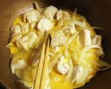 朝から5分で、シンプル親子丼作り方4写真