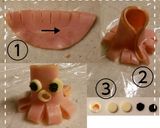 キャラ弁・かんたん☆海のなかまたち☆作り方3写真