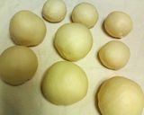 煮きりみりんで☆フワフワ♪雪だるまパン♪作り方4写真
