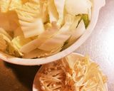 温ったか簡単白菜鶏団子スープ作り方1写真