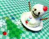 煮きりみりんで☆フワフワ♪雪だるまパン♪作り方8写真