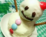 煮きりみりんで☆フワフワ♪雪だるまパン♪作り方9写真