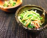 ちくわと水菜のからし酢醤油あえ作り方7写真