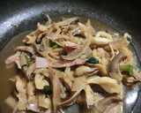 大きいヒラタケの下処理と旨い油炒め作り方5写真