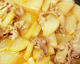 大根と豚バラ＊ピリ辛炒め＊ 味噌味作り方7写真