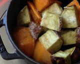 柿とさつまいものクランブル作り方3写真