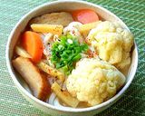 ✿風味豊か～カリフラワー金平入味噌汁✿作り方12写真