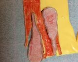 妖怪ウォッチ ☆ キャラ弁 ☆ ジバコマ作り方4写真