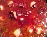 タコとジャガ芋の♥ガーリックトマトパスタ作り方4写真