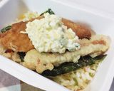のせピラ♪エビピラフでのりタル弁当作り方9写真