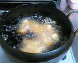 サツマイモとベビーハムのサイコロ天ぷら作り方4写真