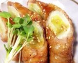 白ネギの豚肉巻き♪おつまみに〜作り方12写真