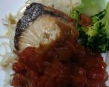 ぶり&もやしの座布団トマト缶ソース作り方9写真