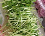 豆苗アレンジ♡簡単あげ包み焼き♡作り方2写真