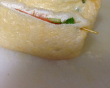 豆苗アレンジ♡簡単あげ包み焼き♡作り方5写真