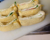 豆苗アレンジ♡簡単あげ包み焼き♡作り方6写真