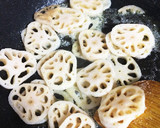 蓮根と茸と豚肉炒め作り方1写真
