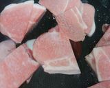 豚肉とほうれん草の簡単こってり味噌炒め☆作り方1写真