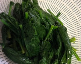 簡単！ほうれん草の卵炒め。作り方1写真