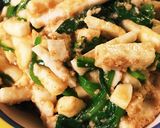 長芋とほうれん草のゴマ和え作り方3写真