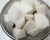 圧力鍋で☆豚バラ軟骨と大根のこっくり煮作り方2写真