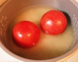 トマトの炊き込みご飯作り方1写真