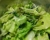 レタスとかいわれ大根のサラダ作り方3写真